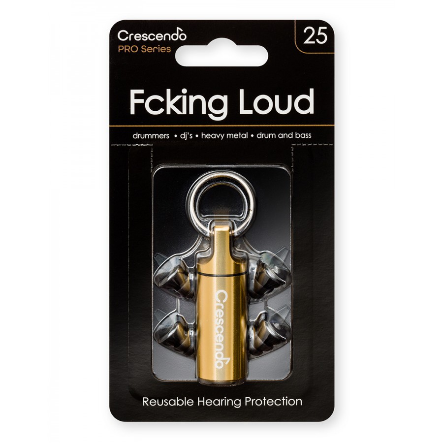 Crescendo Pro Fcking Loud 25 Hearing Protection